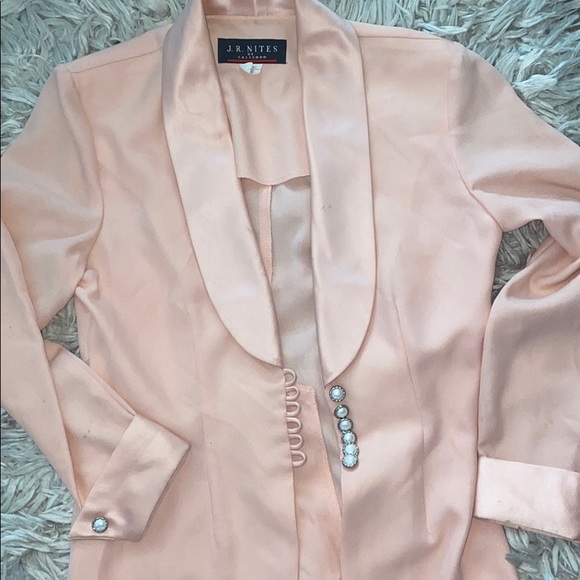 Doja cat blazer pearl vintage pink pearl tail flow - Picture 3 of 5